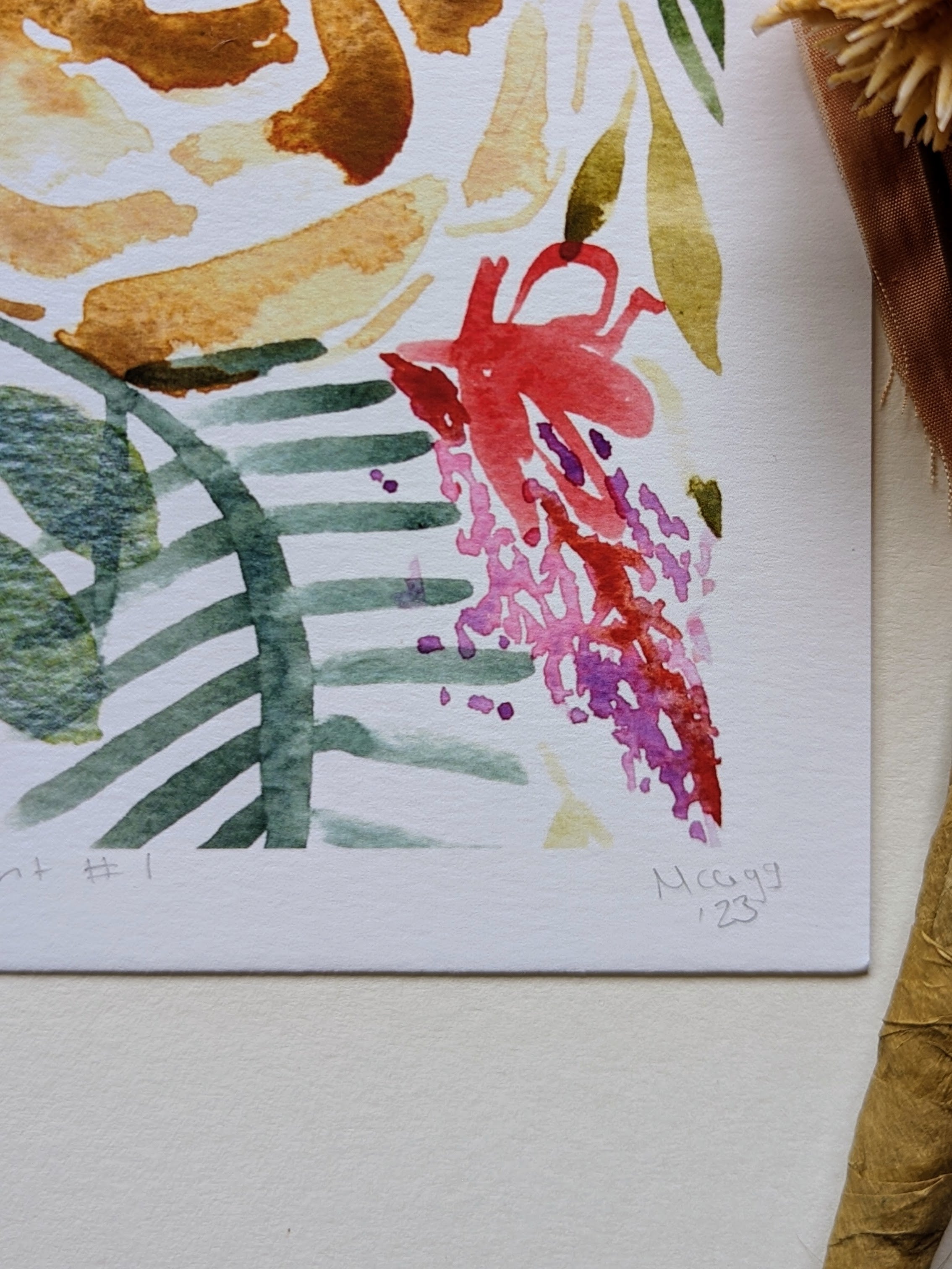 Floral Arrangement #1 — Limited Edition Art Print