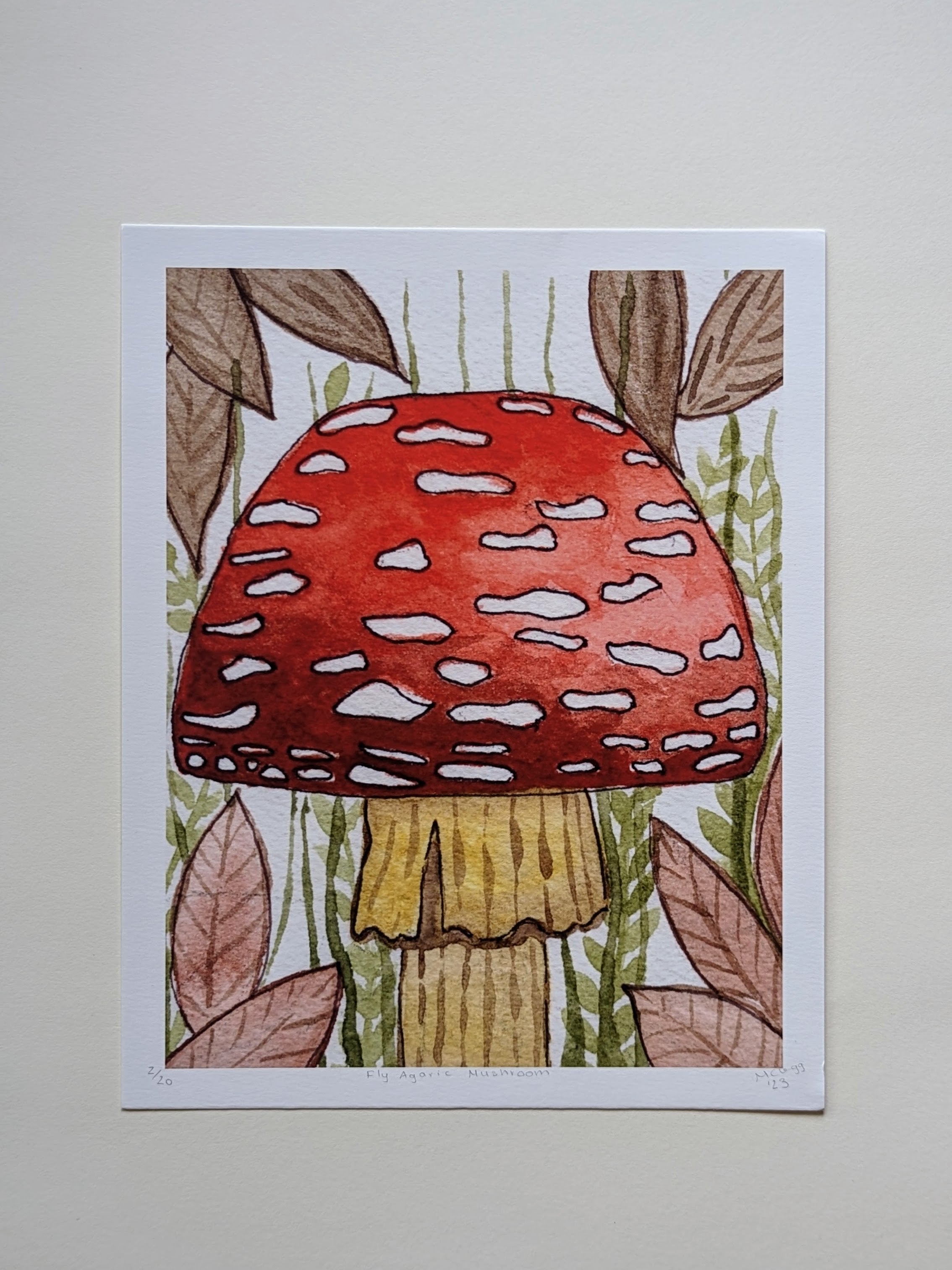 Fly Agaric Mushroom — Limited Edition Art Print