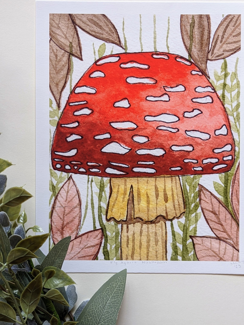 Fly Agaric Mushroom — Limited Edition Art Print