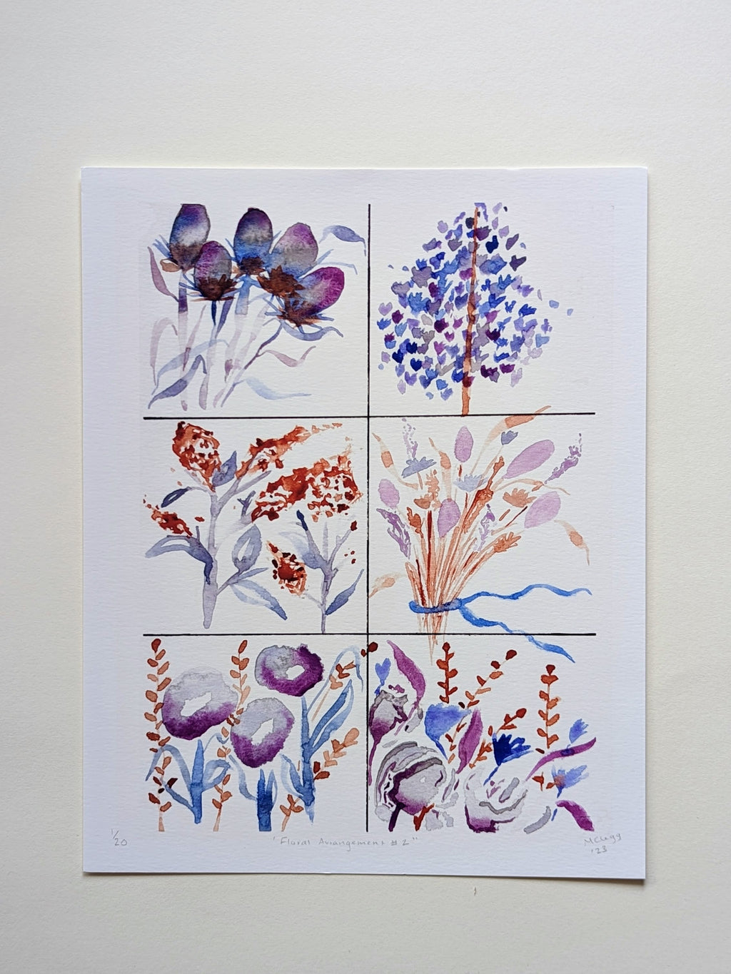 Floral Arrangement #2 — Limited Edition Art Print