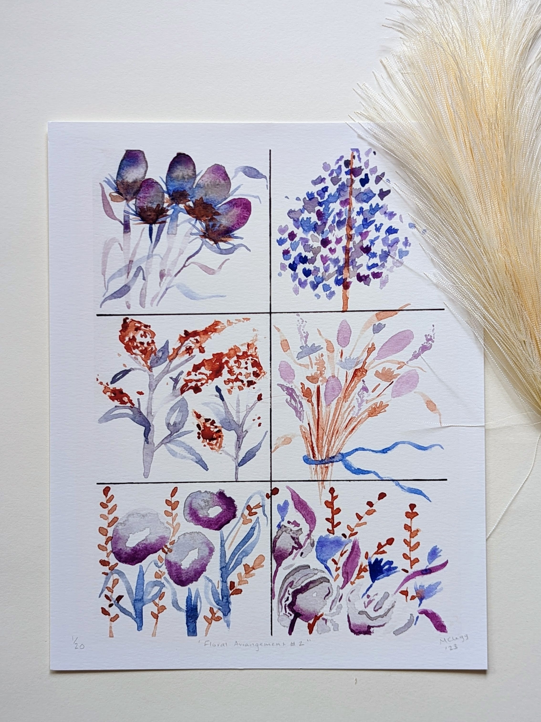 Floral Arrangement #2 — Limited Edition Art Print