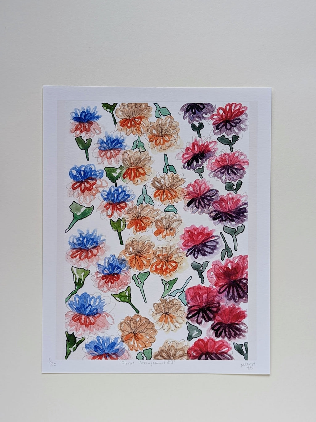 Floral Arrangement #3 — Limited Edition Art Print