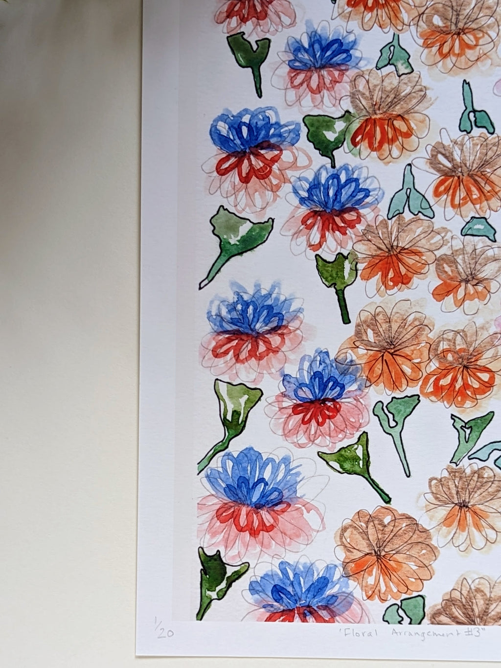 Floral Arrangement #3 — Limited Edition Art Print