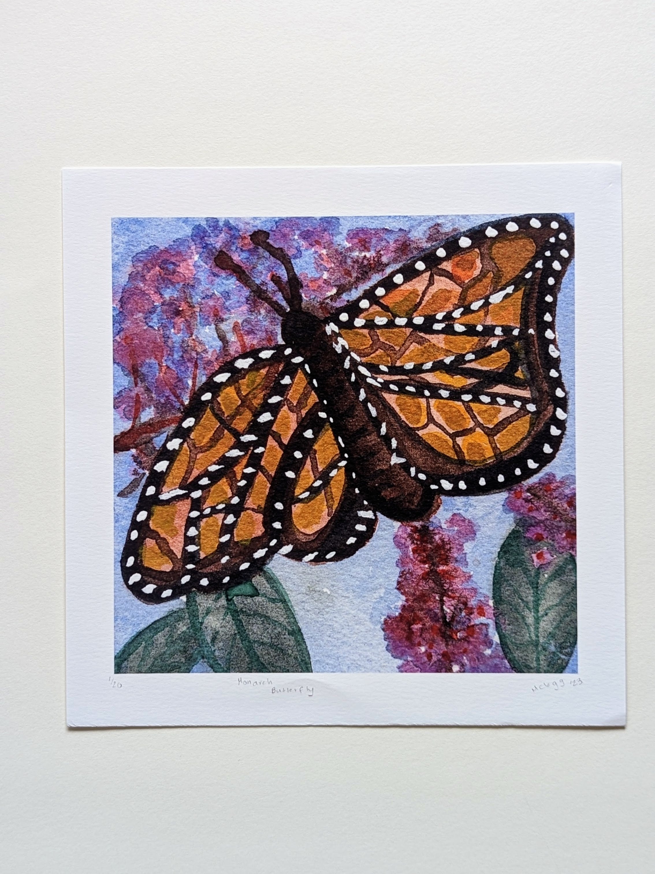 Monarch Butterfly — Limited Edition Art Print