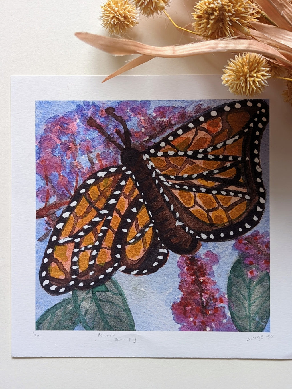 Monarch Butterfly — Limited Edition Art Print