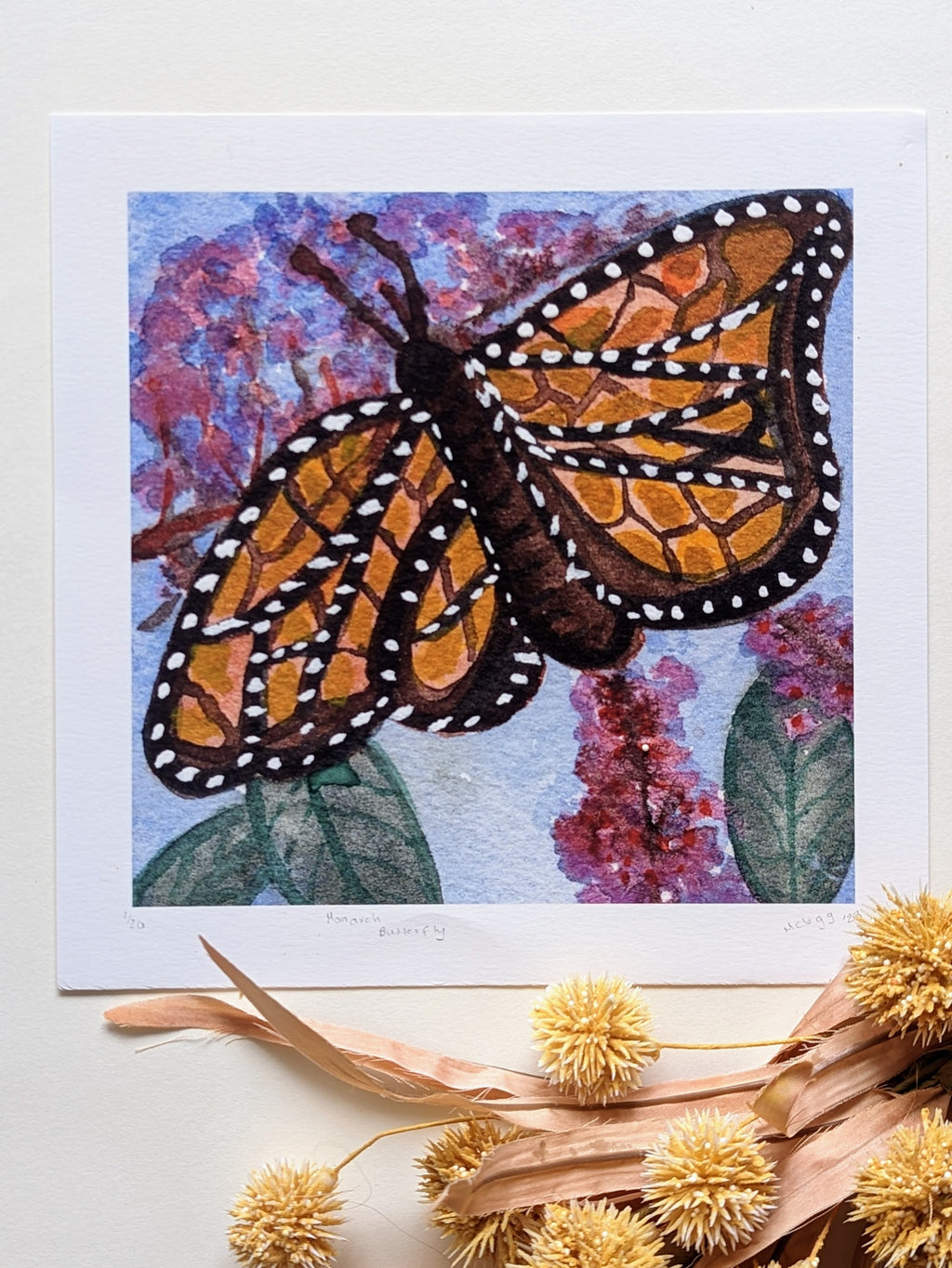 Monarch Butterfly — Limited Edition Art Print
