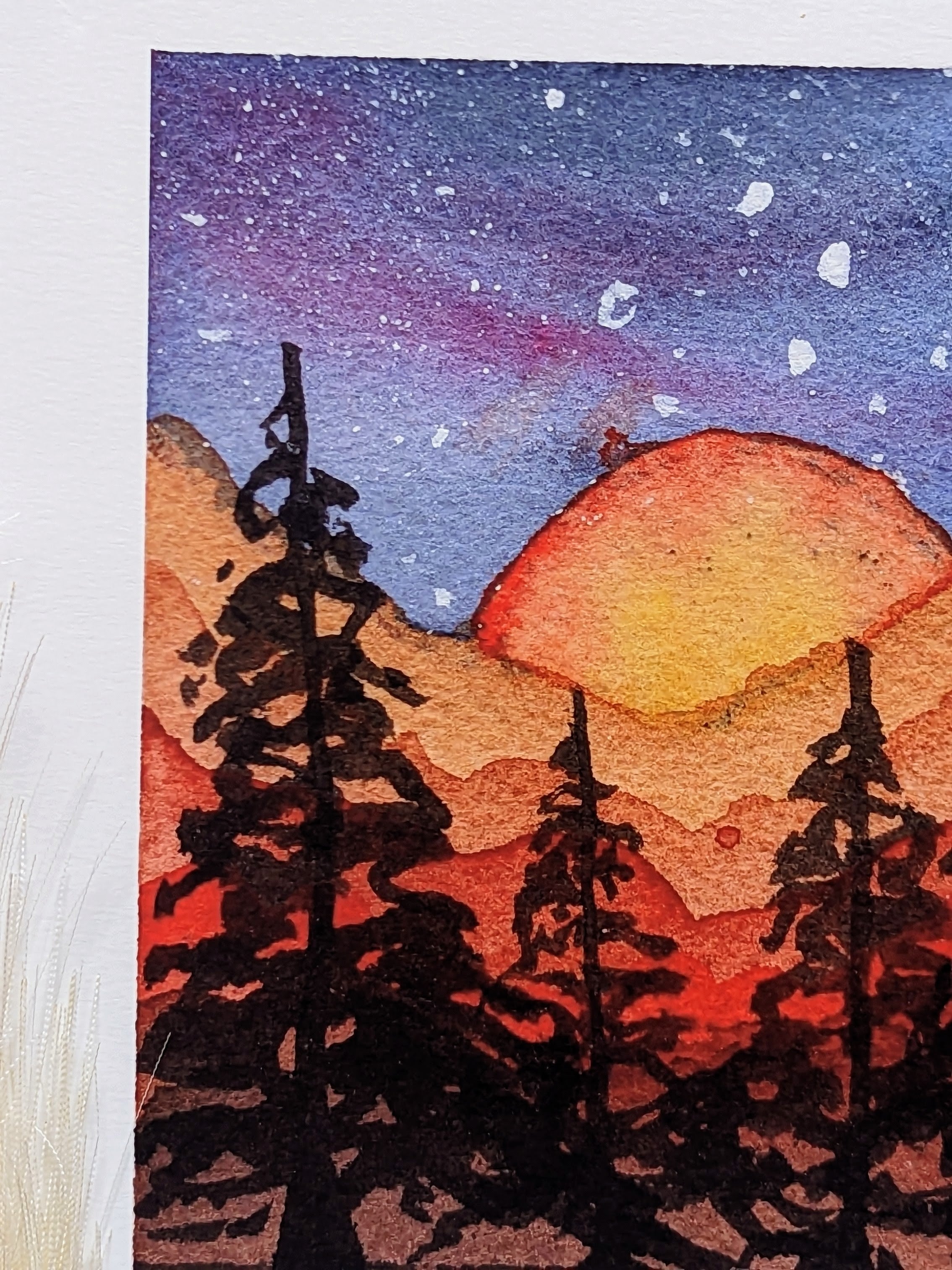 Rising Mountain Aurora — Limited Edition Art Print