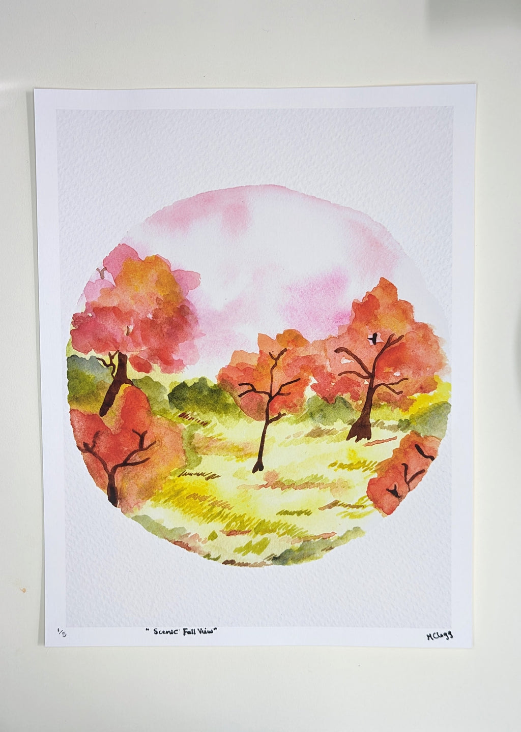 Scenic Fall View — Limited Edition Art Print
